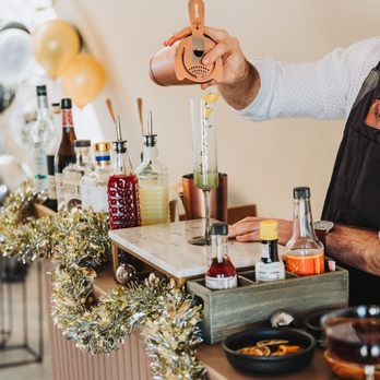 PourTwentyFour Cocktails + Coffee logo