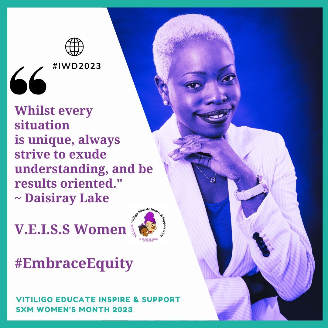 Post by Vitiligo Educate Inspire & Support SXM VEISS 