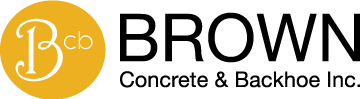 Brown Concrete & Backhoe Inc logo