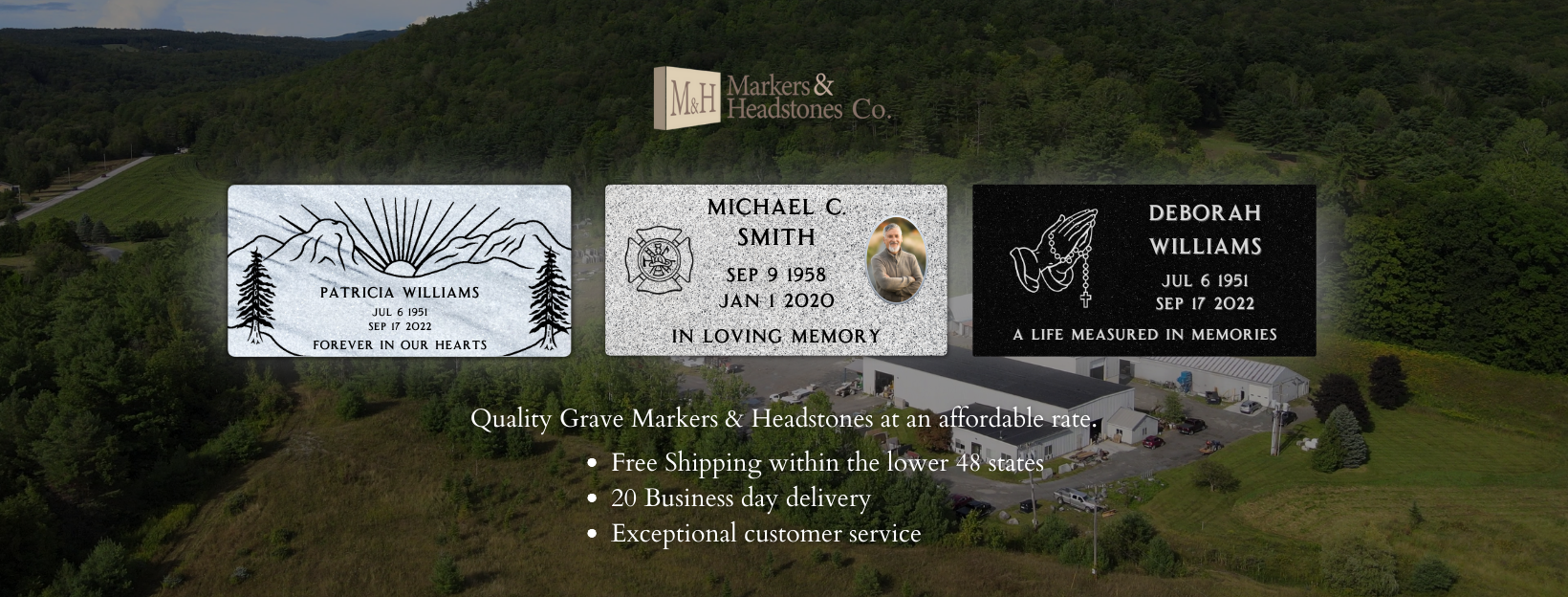 Markers and Headstones logo