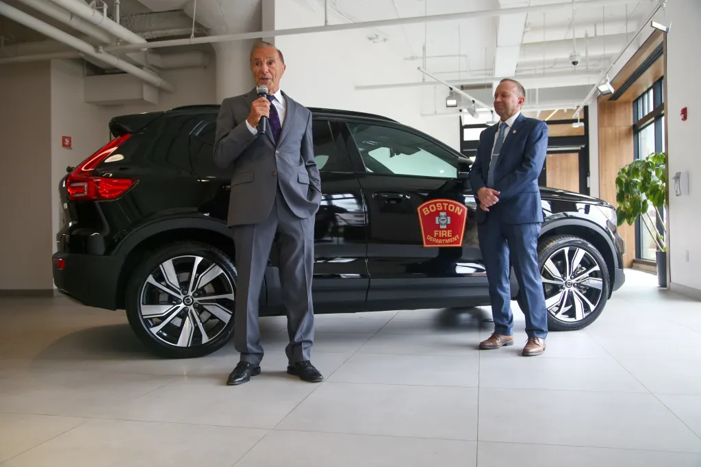 Boston Fire Department tests electric Volvo