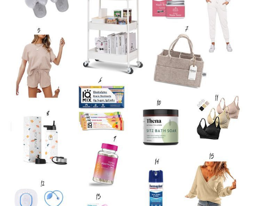 Postpartum Must Haves! cover photo collage