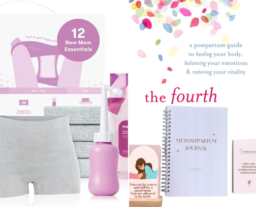 Gift guide for new moms cover photo collage