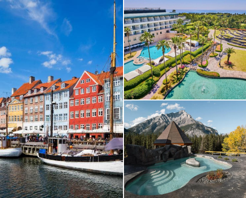 🌍 Hidden Gems Around the World ✨ cover photo collage