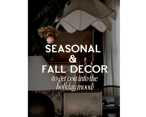 Seasonal & Halloween Decor to get you in the holiday mood cover photo collage