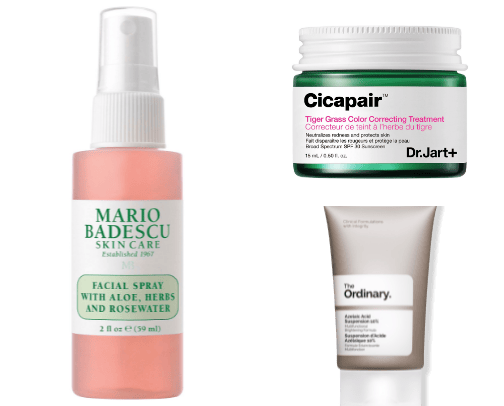 Skin care cover photo collage