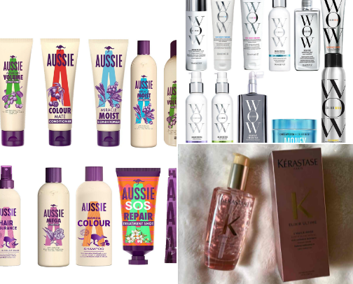 Hair Care cover photo collage