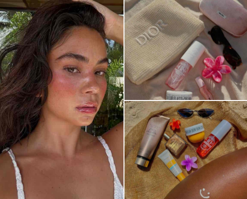 Summer Beauty Faves cover photo collage