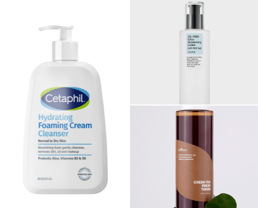 Skin care must haves cover photo collage