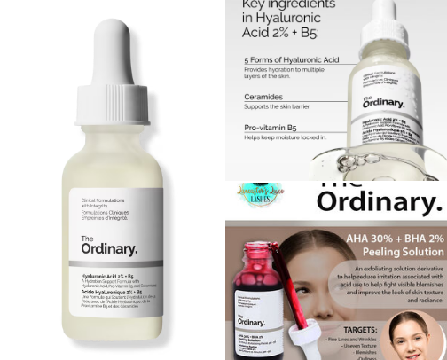 The Ordinary cover photo collage
