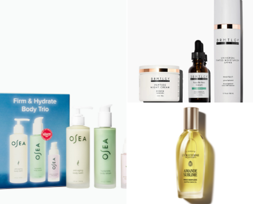 Skin care cover photo collage