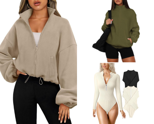 Sweaters are perfect for keeping warm on cold days. cover photo collage