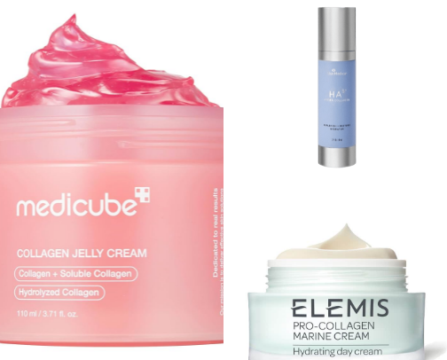Ladies must have for everyday Collagen Cream,SPF Lip Balm,Beauty Smooth Skin. cover photo collage