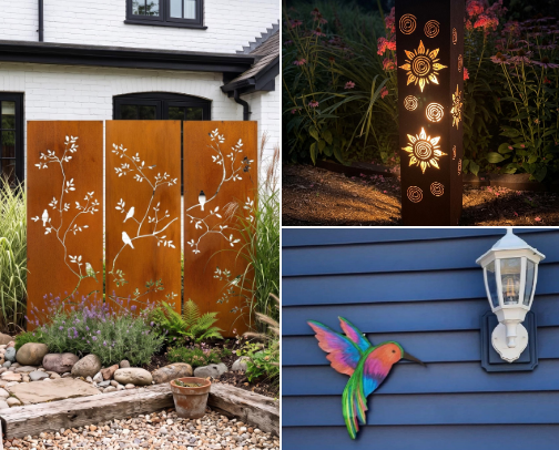 Whimsical Yard Decor cover photo collage