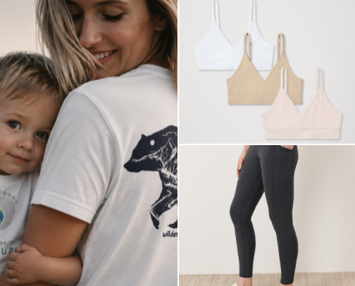 Clothing for the whole family cover photo collage