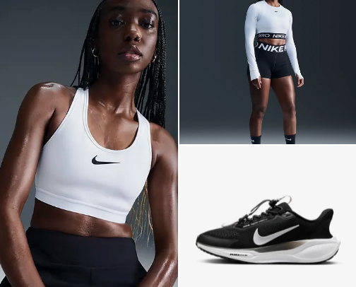 Womans and Nike ✔️ cover photo collage