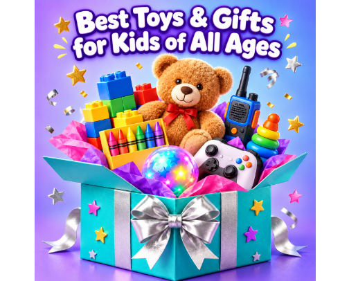 Best Toys & Gifts for Kids of All Ages cover photo collage