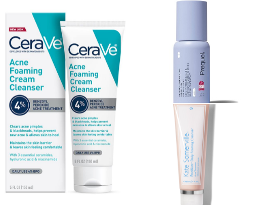 Skincare to Treat and Prevent Acne cover photo collage