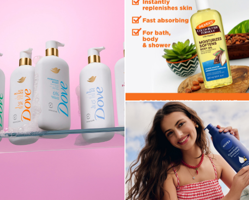 Body Care That Hits Every Time! cover photo collage