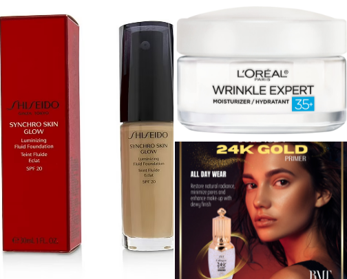 Beauty products I love cover photo collage