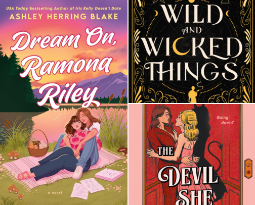 Sapphic Romance Book Recs! cover photo collage