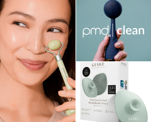 My favorite Skincare tools cover photo collage