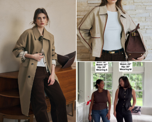 Three new pieces from Petite Studio NYC fall collection cover photo collage