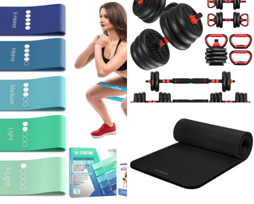 Fitness Must - Haves cover photo collage