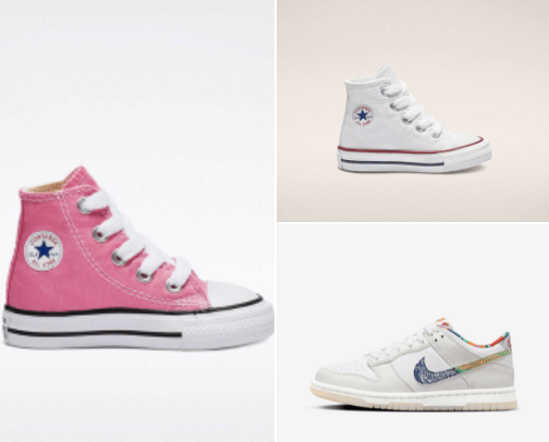 kids shoes cover photo collage