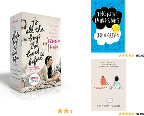 love books for teenages cover photo collage