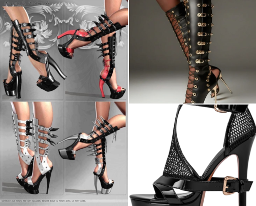 TOTALLY UNIQUE WOW FOOTWEAR cover photo collage