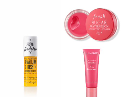 The perfect lip balm for dry and chapped lips cover photo collage