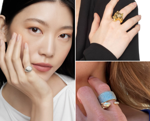 ​Unique Rings Collection cover photo collage