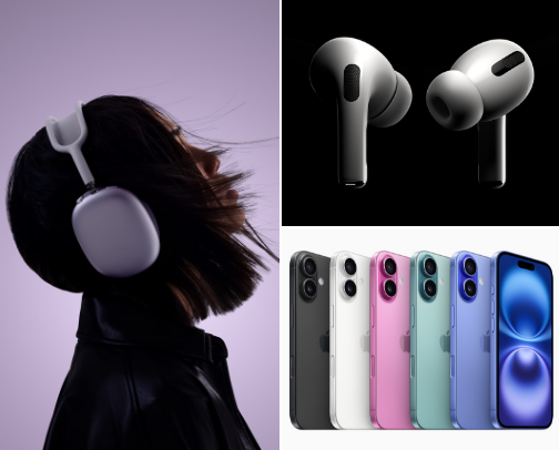 Apple accessories cover photo collage