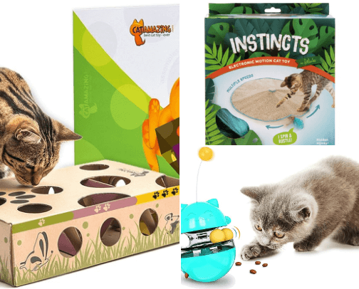 Cat Toys cover photo collage