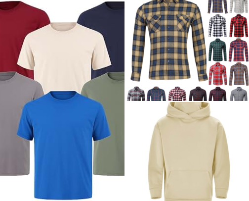 Men's Clothing Basics: Comfortable, Affordable Everyday Picks cover photo collage