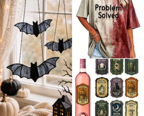 Affordable Halloween décor cover photo collage