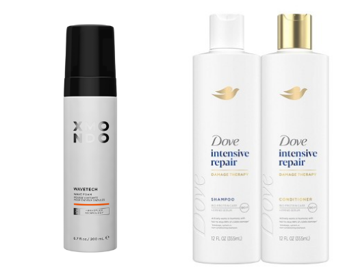 Hair care cover photo collage