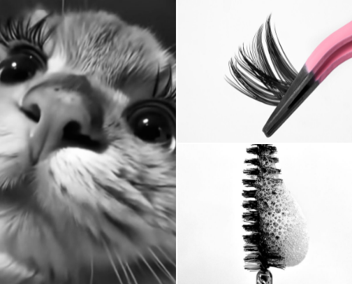 favourite falsies, lash serums and lash glue.👀 cover photo collage