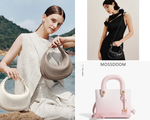Women's favorite bag for all occasions cover photo collage