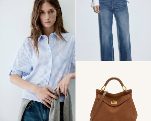 Elegant summer/fall outfit inspiration cover photo collage