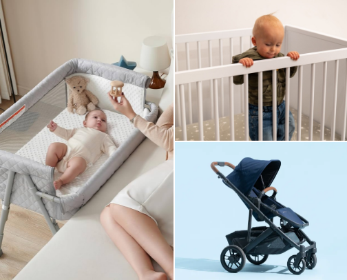 Baby products cover photo collage