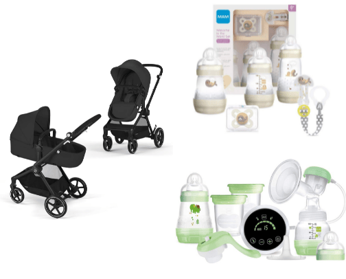 Baby essentials cover photo collage