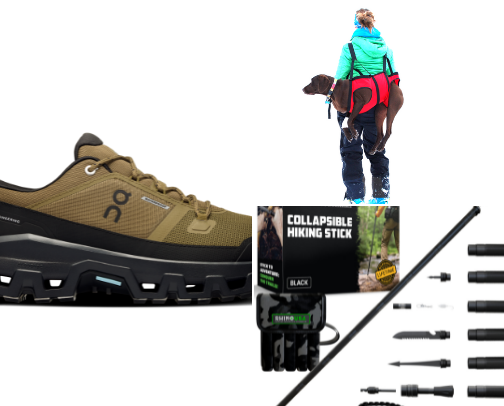 Adventuring and goods to keep me going cover photo collage