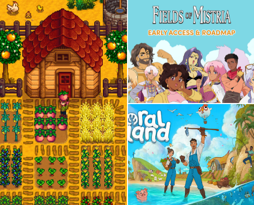 Cozy Games! 🎮 ☕️ 🍂 cover photo collage