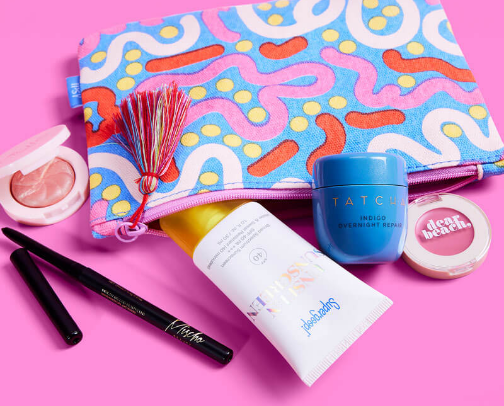 Beauty makeup product cover photo collage