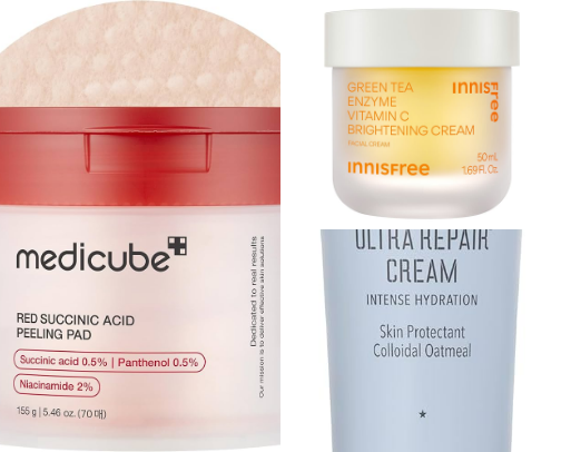 My top recommendations for clearing acne and getting rid of texture cover photo collage