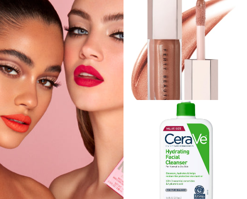21 Best Beauty Products for Sensitive Skin (Top Picks from Sephora, Fenty, e.l.f., Kyliecosmetics, Cerave & More) cover photo collage