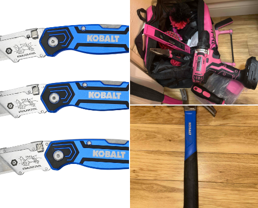 Lowe’s tools cover photo collage