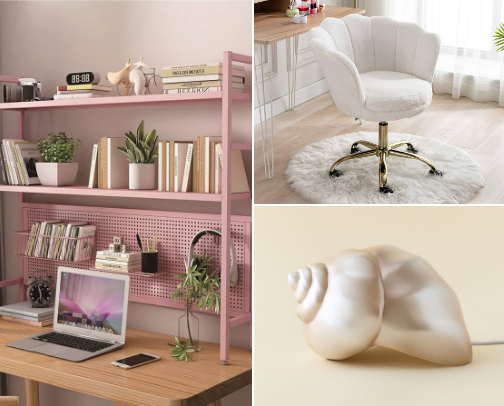 Aesthetic Desk Setup for the Digital Marketing Girlies cover photo collage